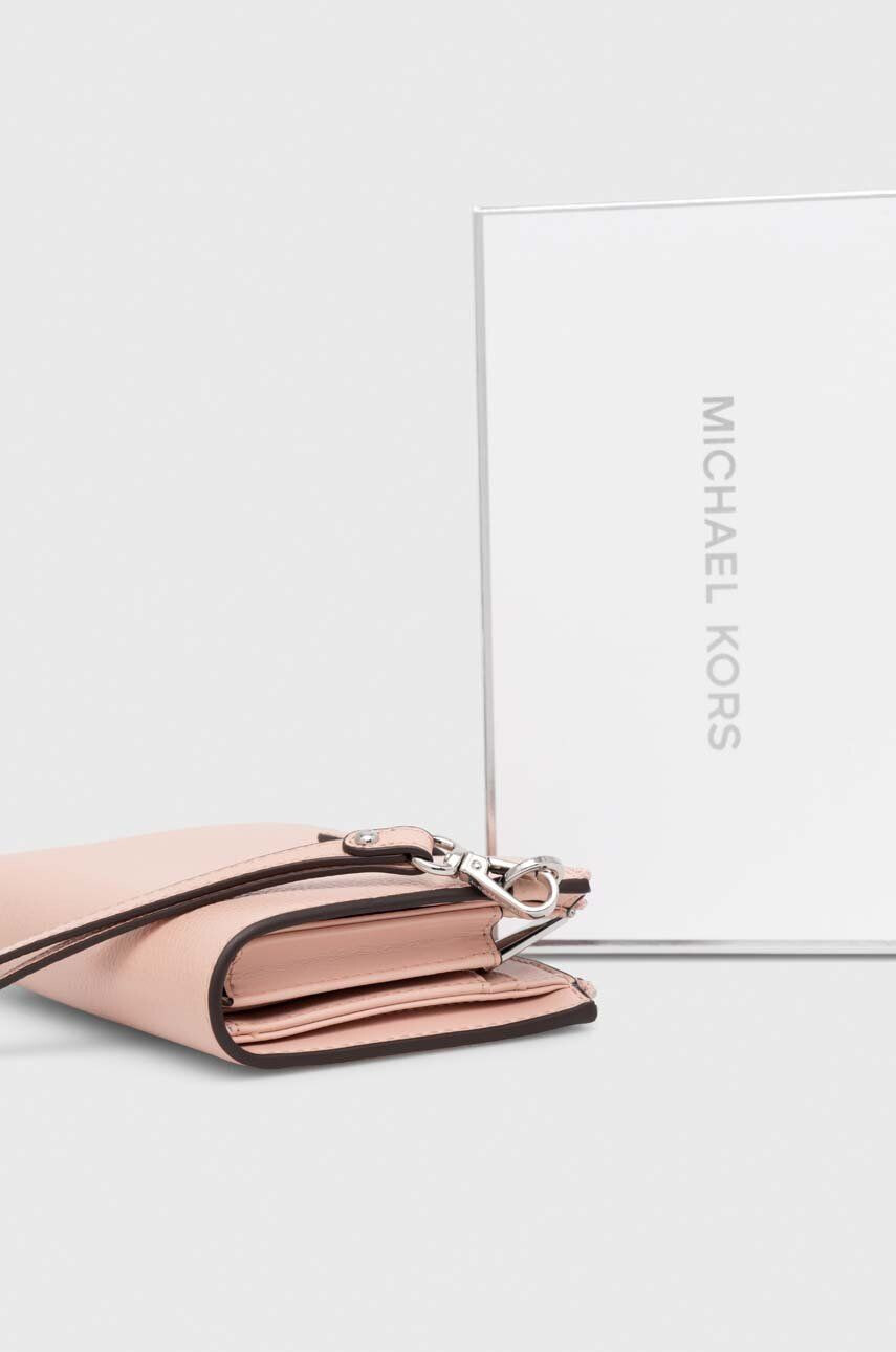 MICHAEL Michael Kors portofel de piele femei culoarea albastru marin - Pled.ro