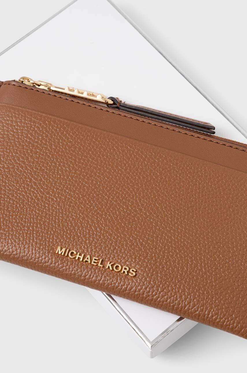 MICHAEL Michael Kors portofel de piele femei culoarea maro - Pled.ro