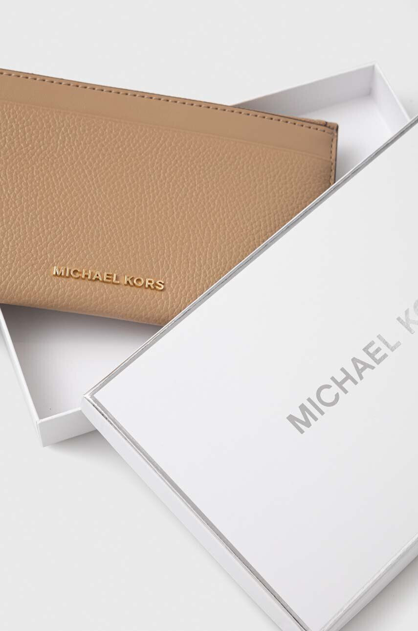 MICHAEL Michael Kors portofel de piele femei culoarea galben - Pled.ro