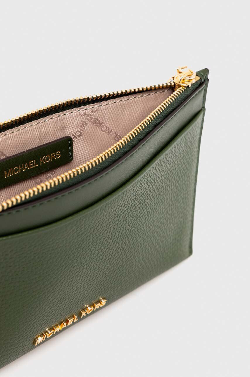 MICHAEL Michael Kors portofel de piele femei culoarea verde - Pled.ro