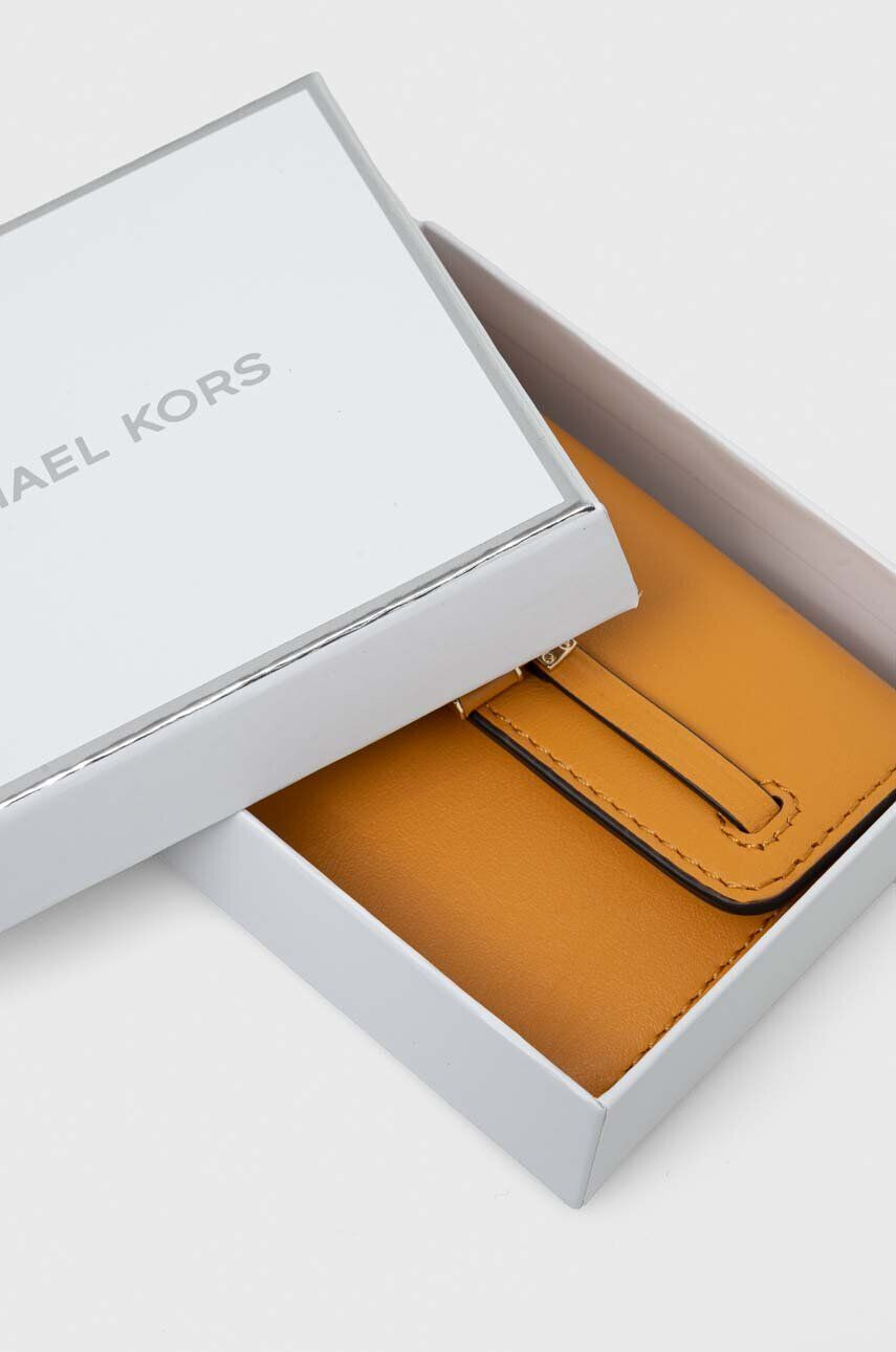 MICHAEL Michael Kors portofel de piele femei culoarea galben - Pled.ro