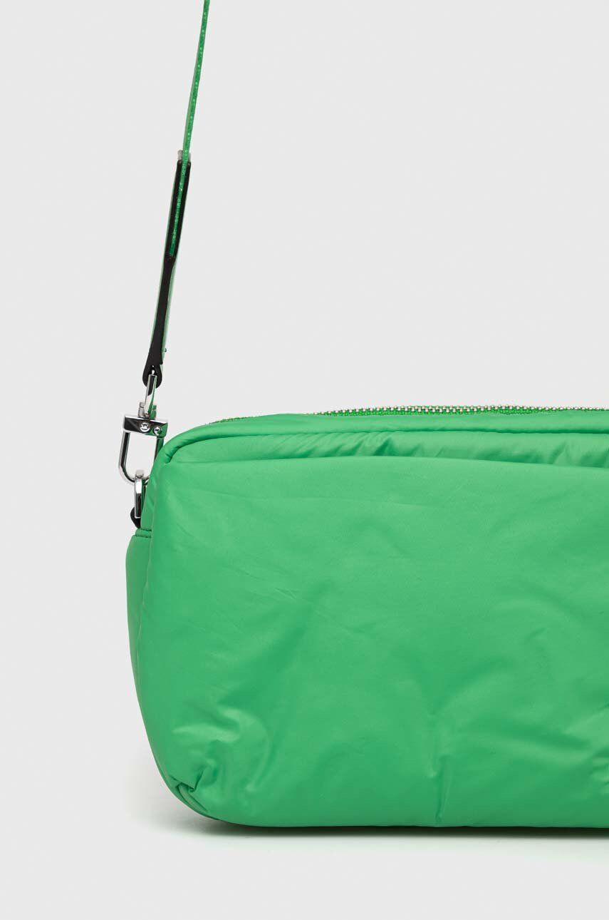 MICHAEL Michael Kors poseta de piele culoarea verde - Pled.ro