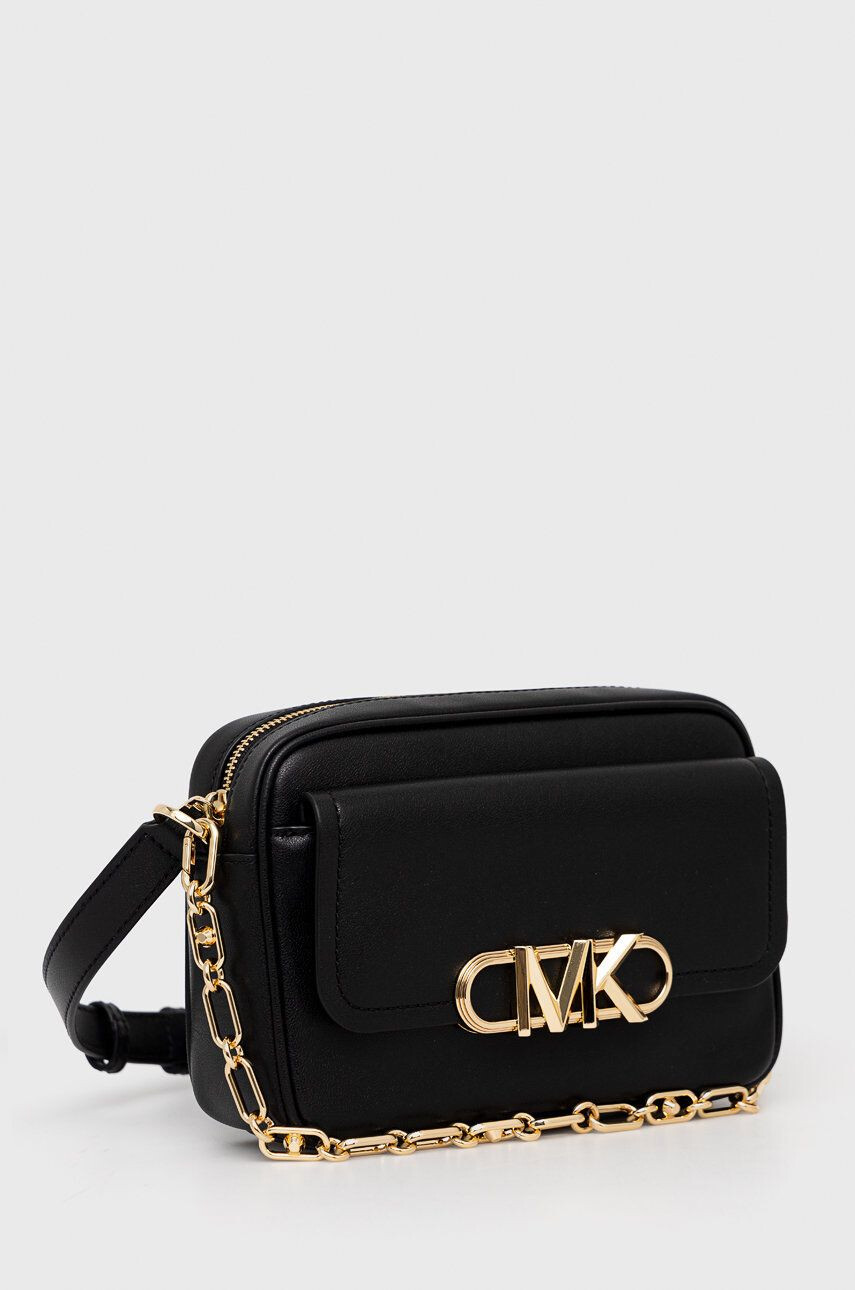 MICHAEL Michael Kors poseta de piele culoarea negru - Pled.ro