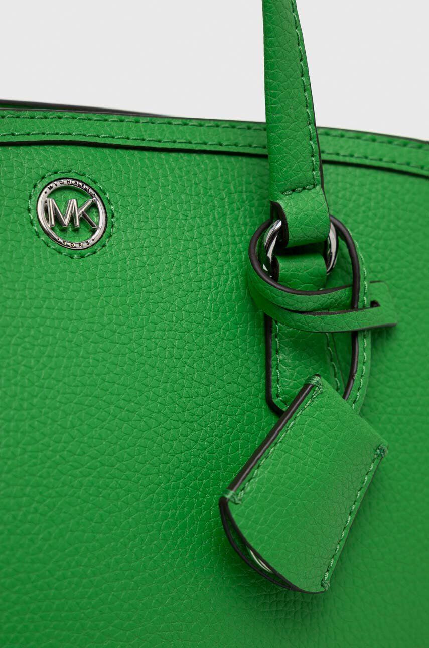 MICHAEL Michael Kors poseta de piele culoarea verde - Pled.ro