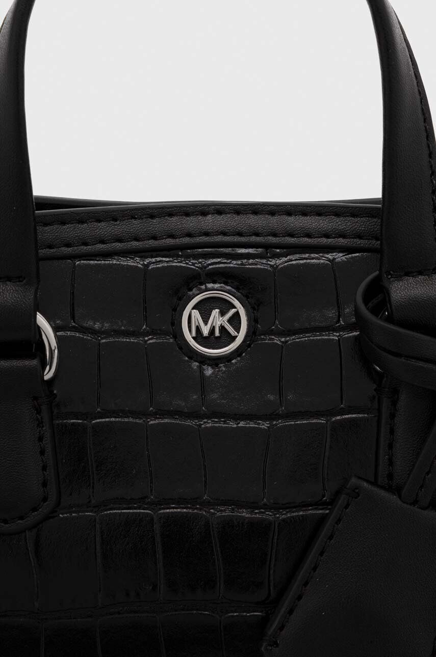 MICHAEL Michael Kors poseta de piele culoarea negru - Pled.ro