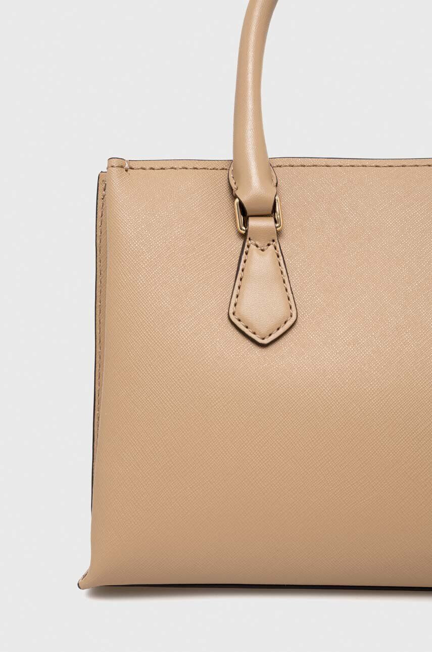 MICHAEL Michael Kors poseta de piele culoarea bej - Pled.ro