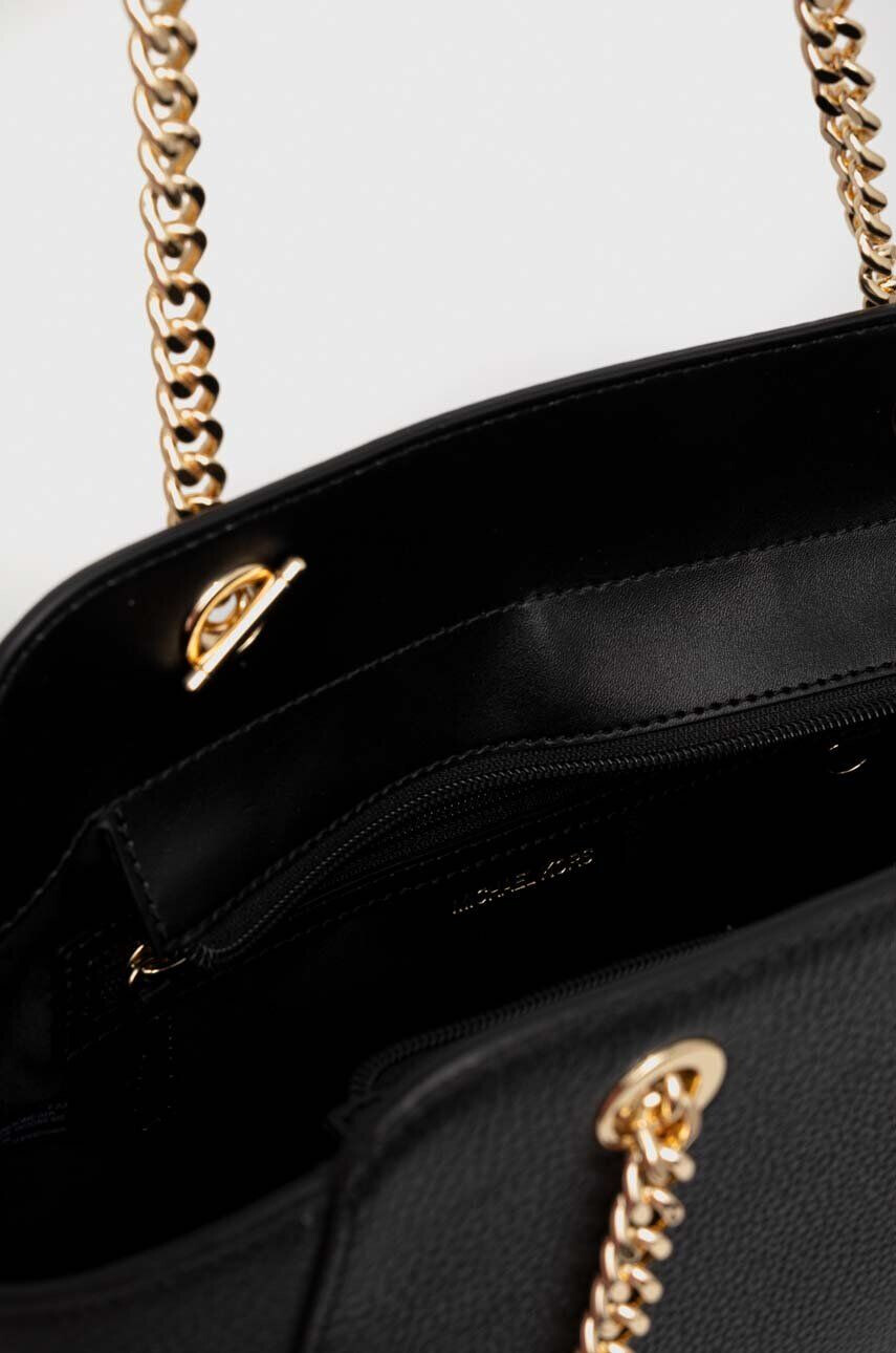 MICHAEL Michael Kors poseta de piele culoarea negru - Pled.ro