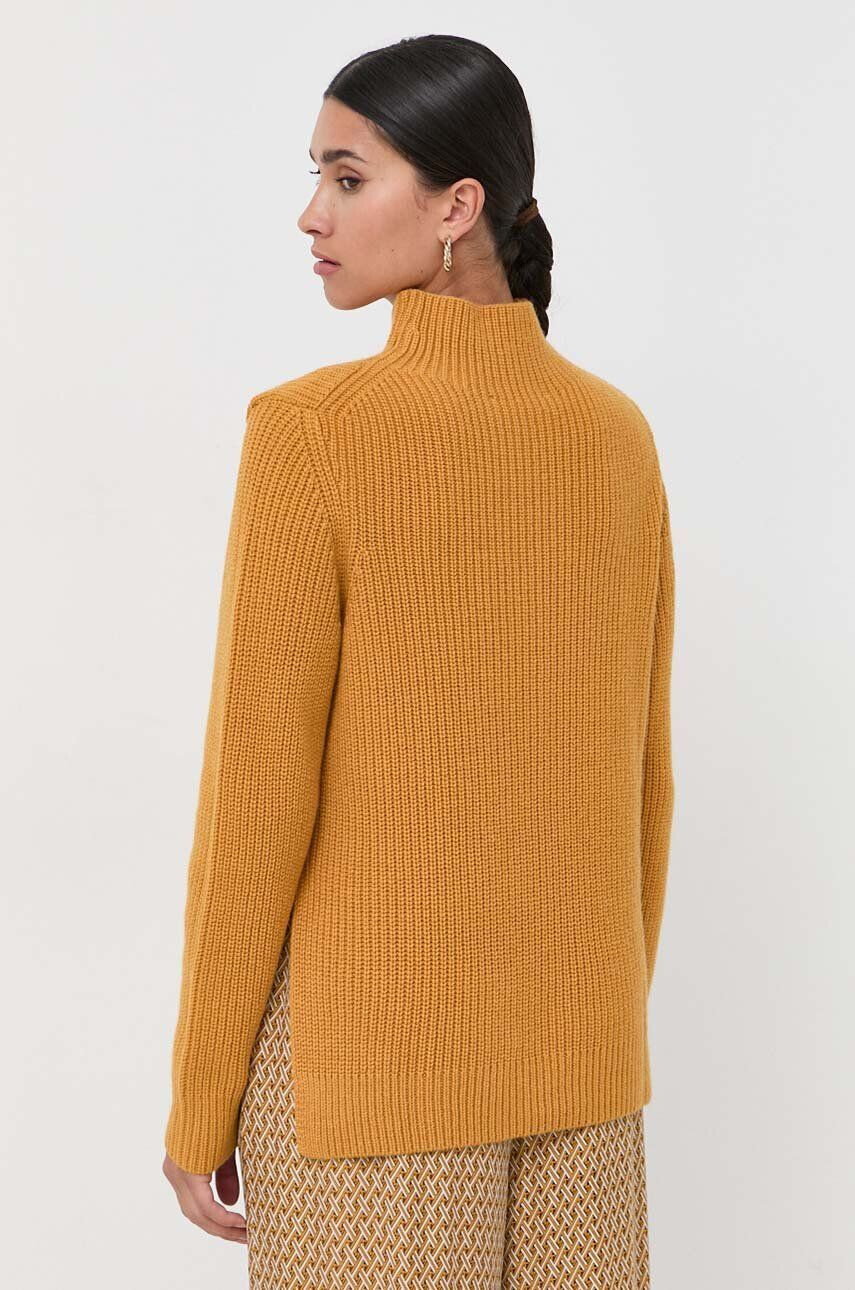 MICHAEL Michael Kors pulover de lana femei culoarea portocaliu călduros cu turtleneck - Pled.ro