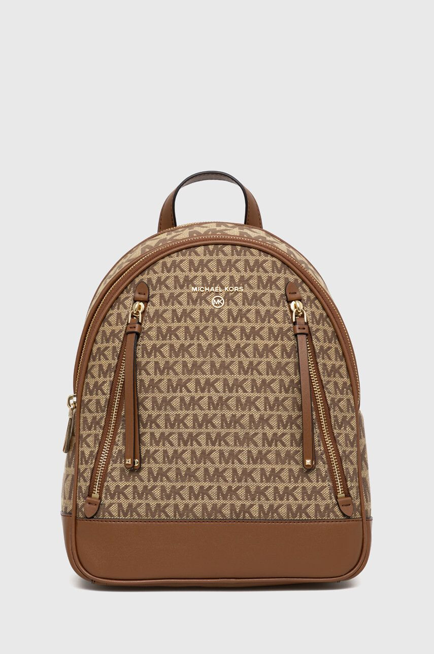 MICHAEL Michael Kors rucsac femei culoarea maro mic modelator - Pled.ro