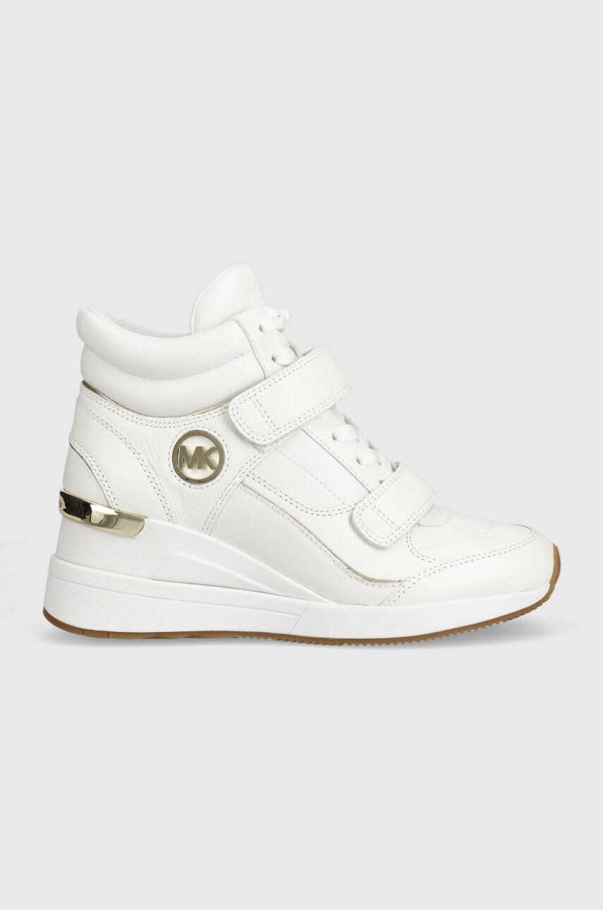 MICHAEL Michael Kors sneakers din piele Gentry culoarea alb 43F3GYFE1L - Pled.ro