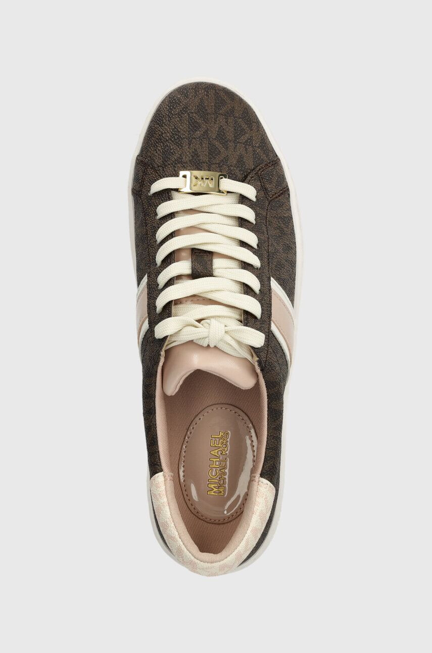 MICHAEL Michael Kors sneakers Irving culoarea maro 43F3IRFS1B - Pled.ro