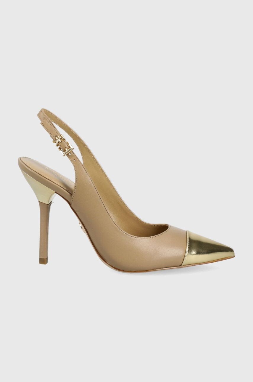 MICHAEL Michael Kors stilettos de piele Kadence Toe Cap Sling - Pled.ro