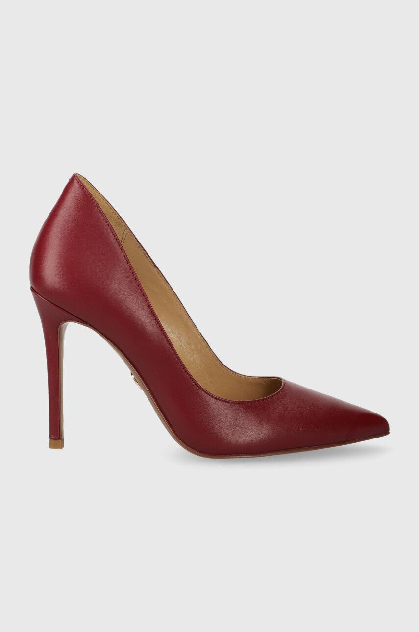 MICHAEL Michael Kors stilettos de piele Keke culoarea bordo 40F9KEHP1L - Pled.ro