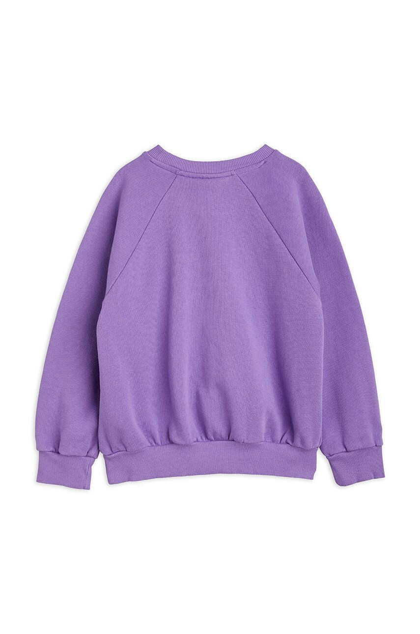 Mini Rodini bluza copii culoarea violet cu imprimeu - Pled.ro