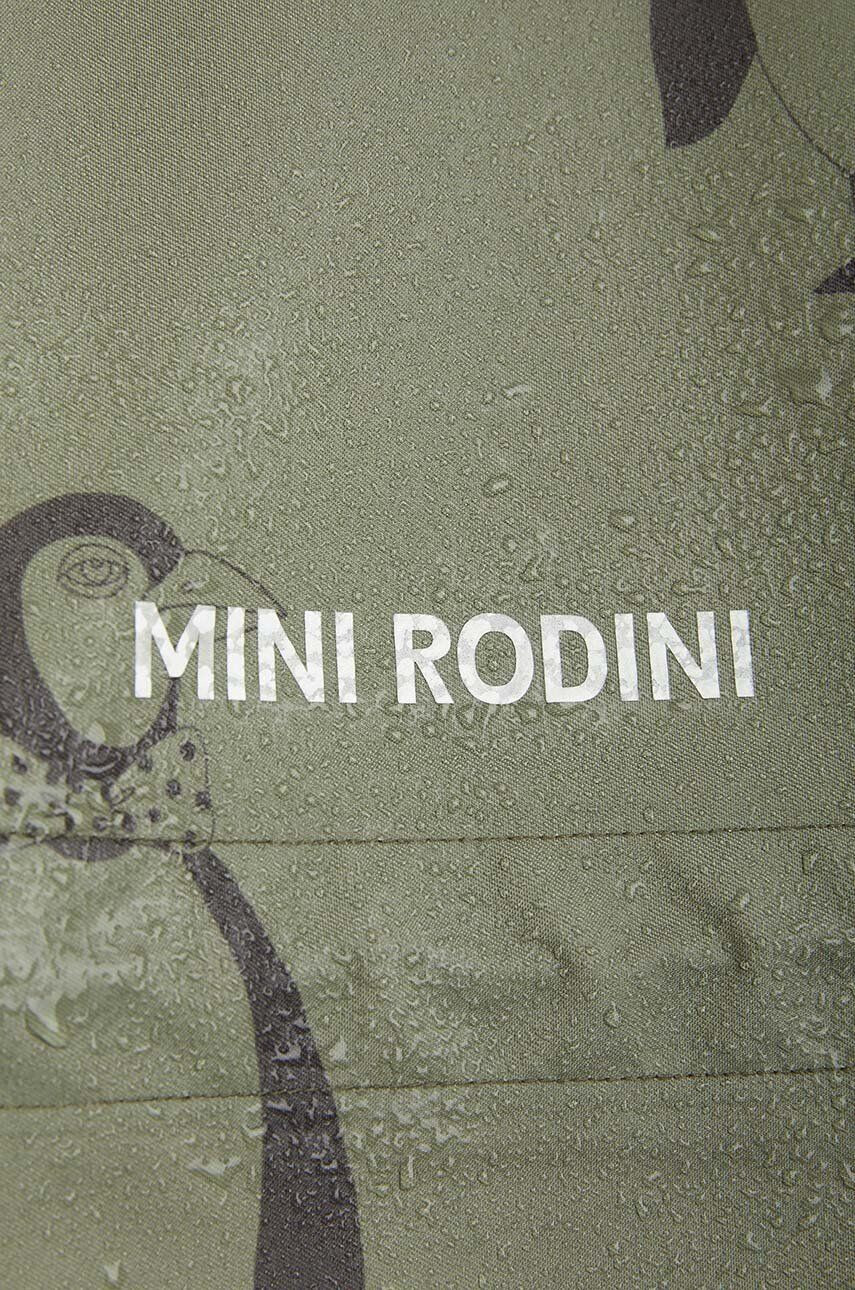 Mini Rodini geaca copii culoarea verde - Pled.ro