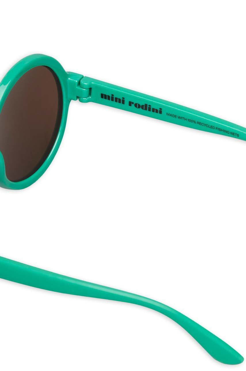 Mini Rodini ochelari de soare copii culoarea verde - Pled.ro