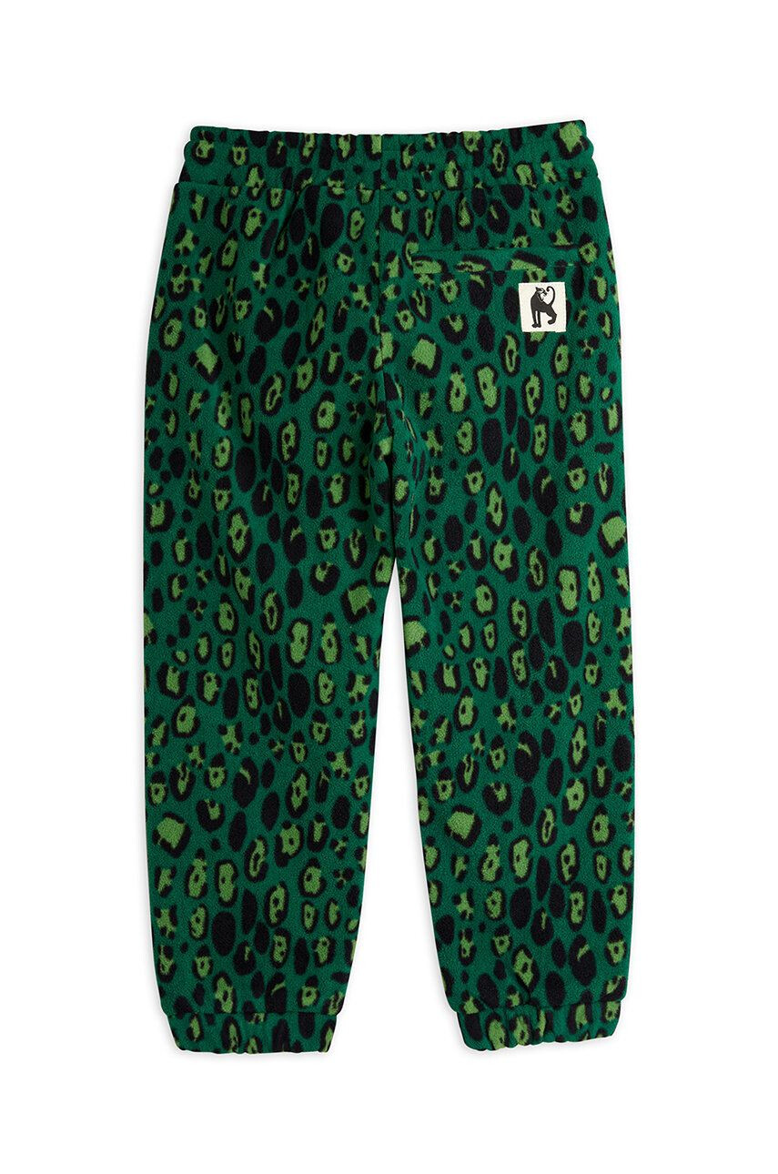 Mini Rodini pantaloni de trening pentru copii culoarea verde modelator - Pled.ro