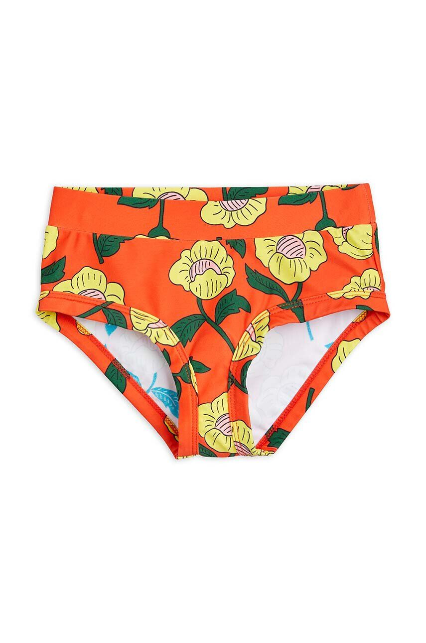 Mini Rodini slip de baie copii culoarea portocaliu - Pled.ro