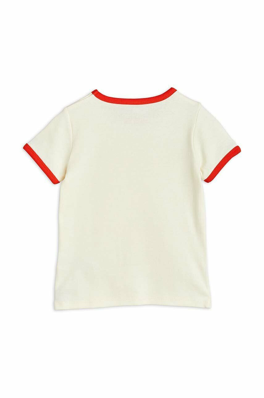 Mini Rodini tricou de bumbac pentru copii culoarea rosu cu imprimeu - Pled.ro