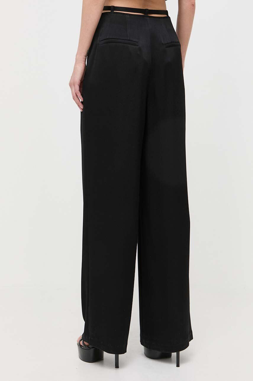 Miss Sixty pantaloni femei culoarea negru lat high waist - Pled.ro