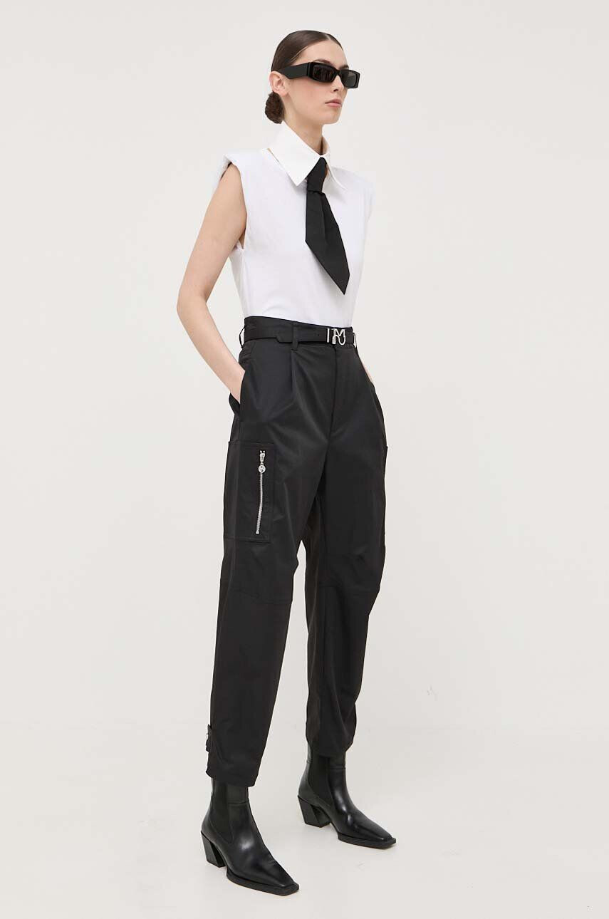 Miss Sixty pantaloni femei culoarea negru drept high waist - Pled.ro