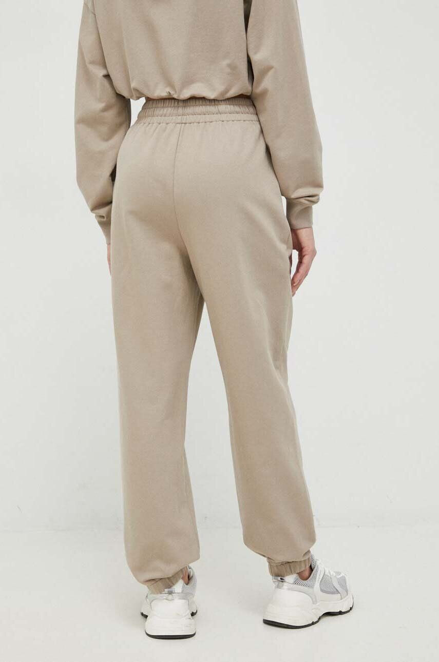 Miss Sixty pantaloni de trening din bumbac culoarea alb neted - Pled.ro