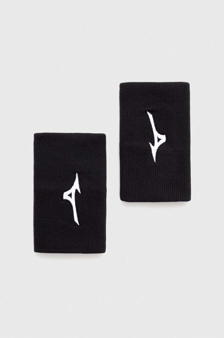 Mizuno brățări 2-pack culoarea negru - Pled.ro