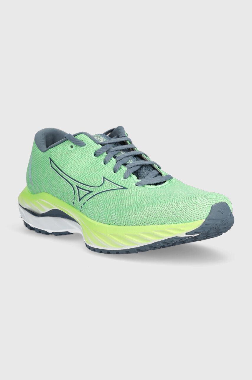 Mizuno pantofi de alergat Wave Inspire 19 culoarea verde - Pled.ro