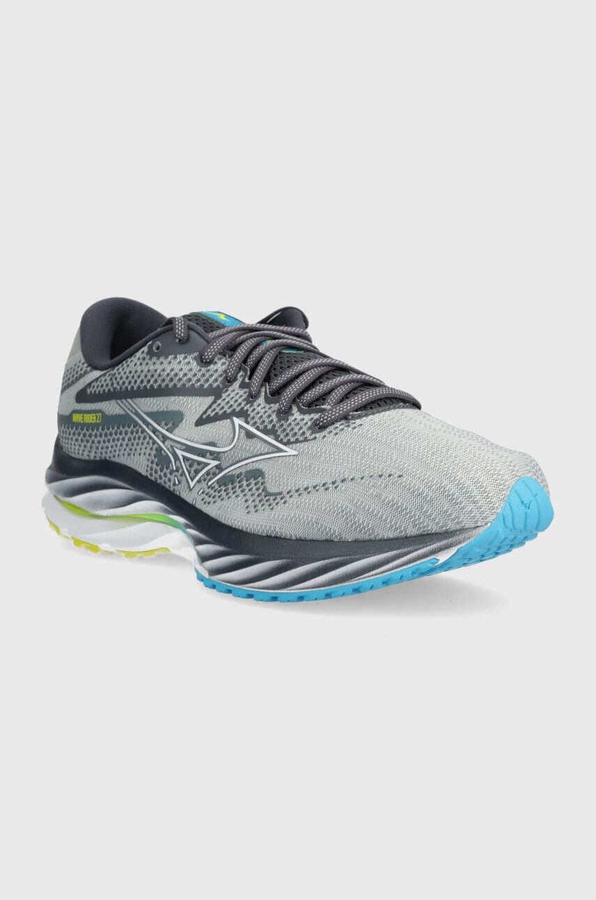 Mizuno pantofi de alergat Wave Rider 27 culoarea gri - Pled.ro