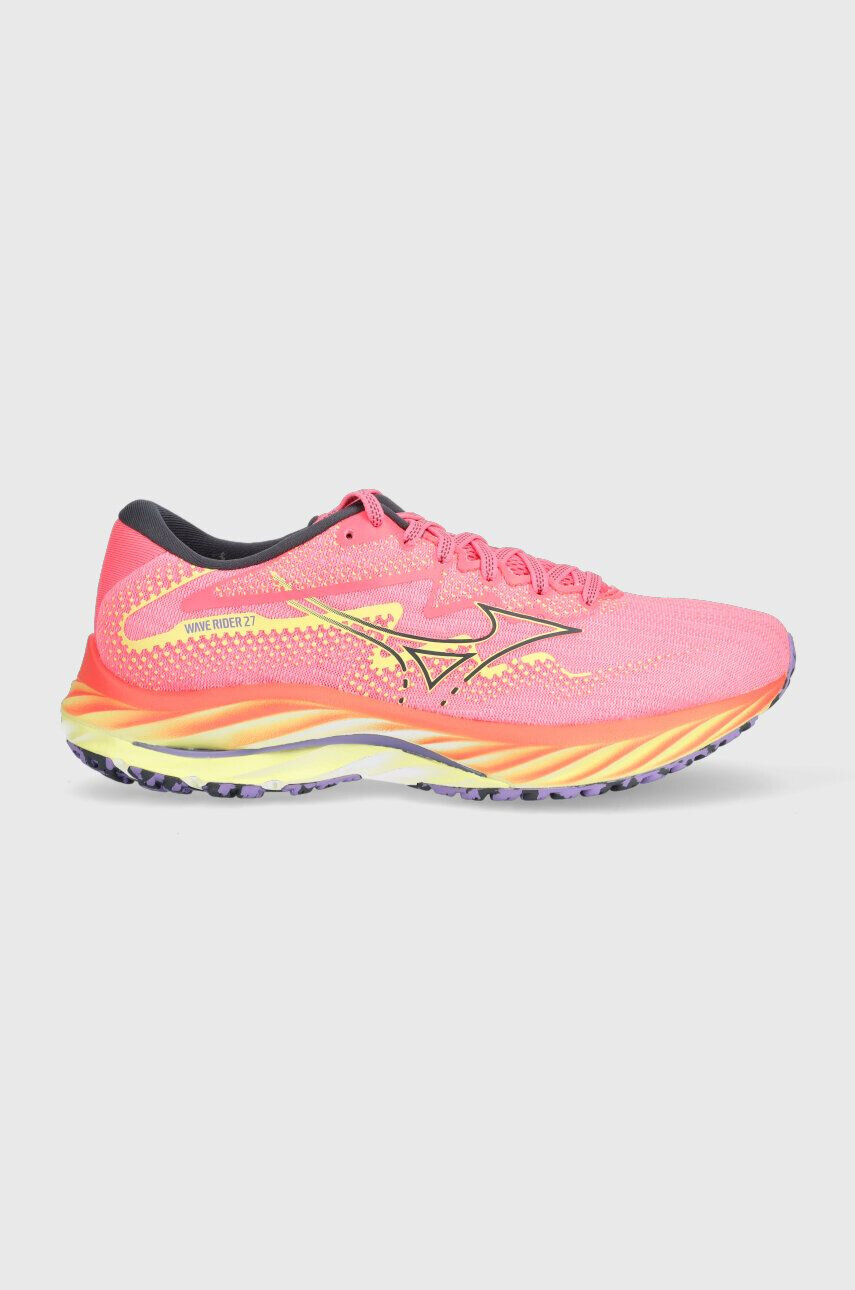 Mizuno pantofi de alergat Wave Rider 27 culoarea roz - Pled.ro