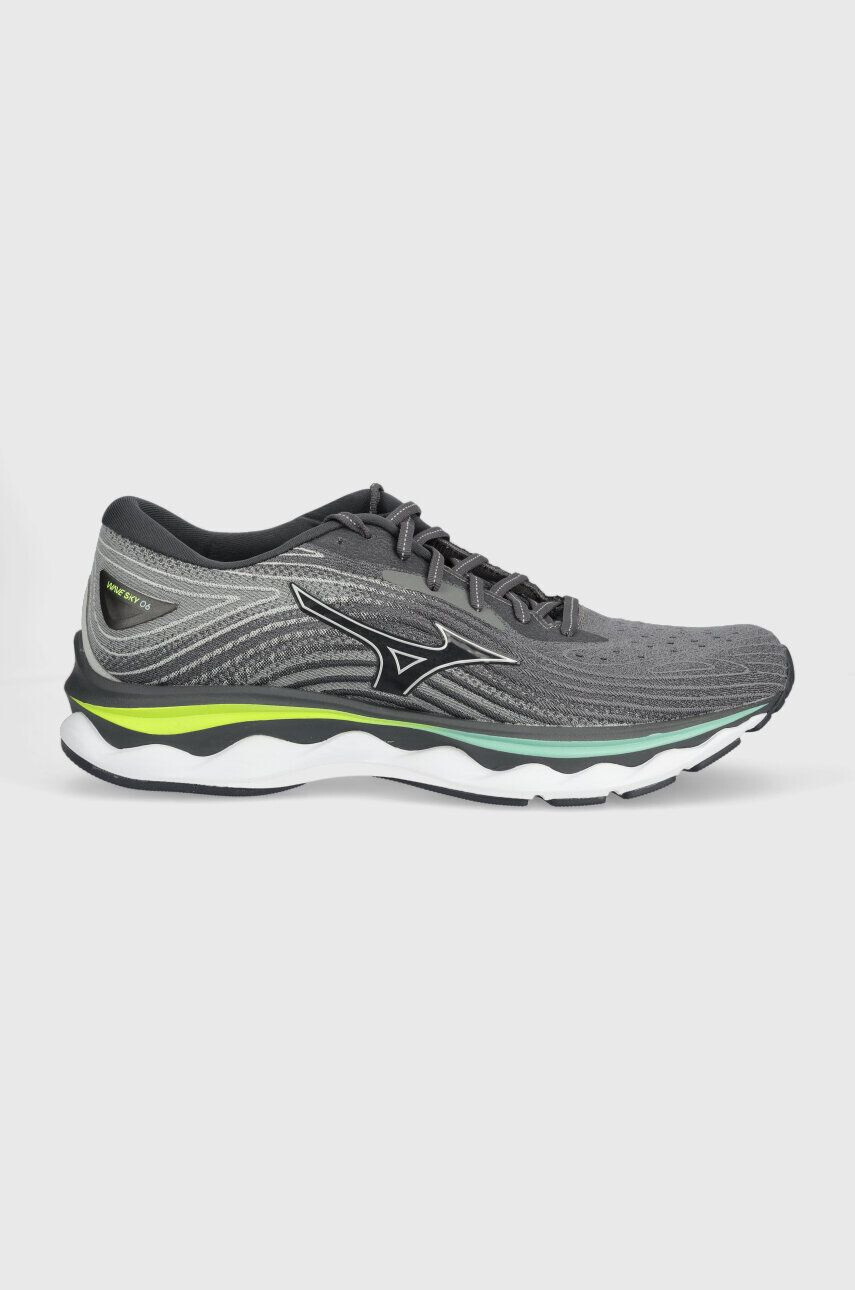 Mizuno pantofi de alergat Wave Sky 6 culoarea gri - Pled.ro