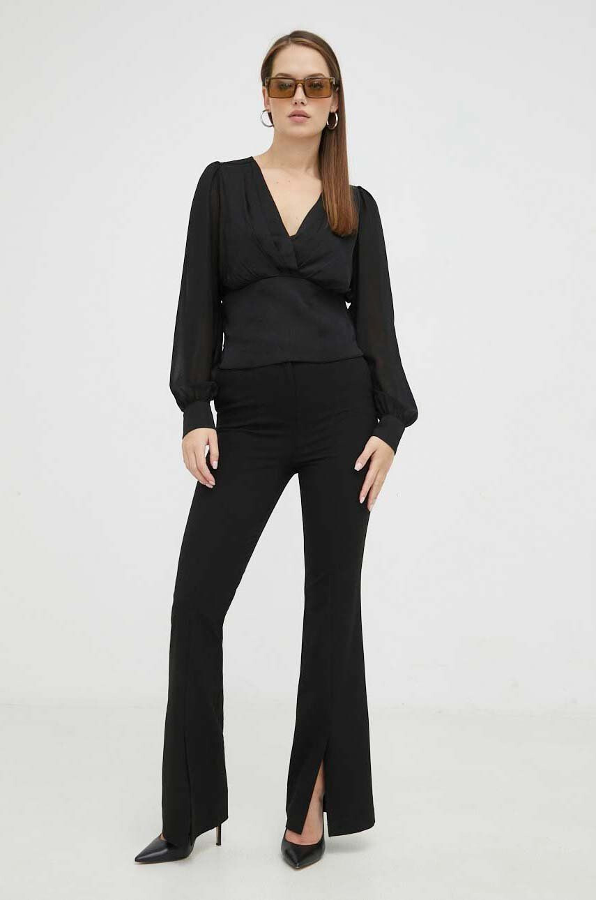 Morgan bluza femei culoarea negru modelator - Pled.ro