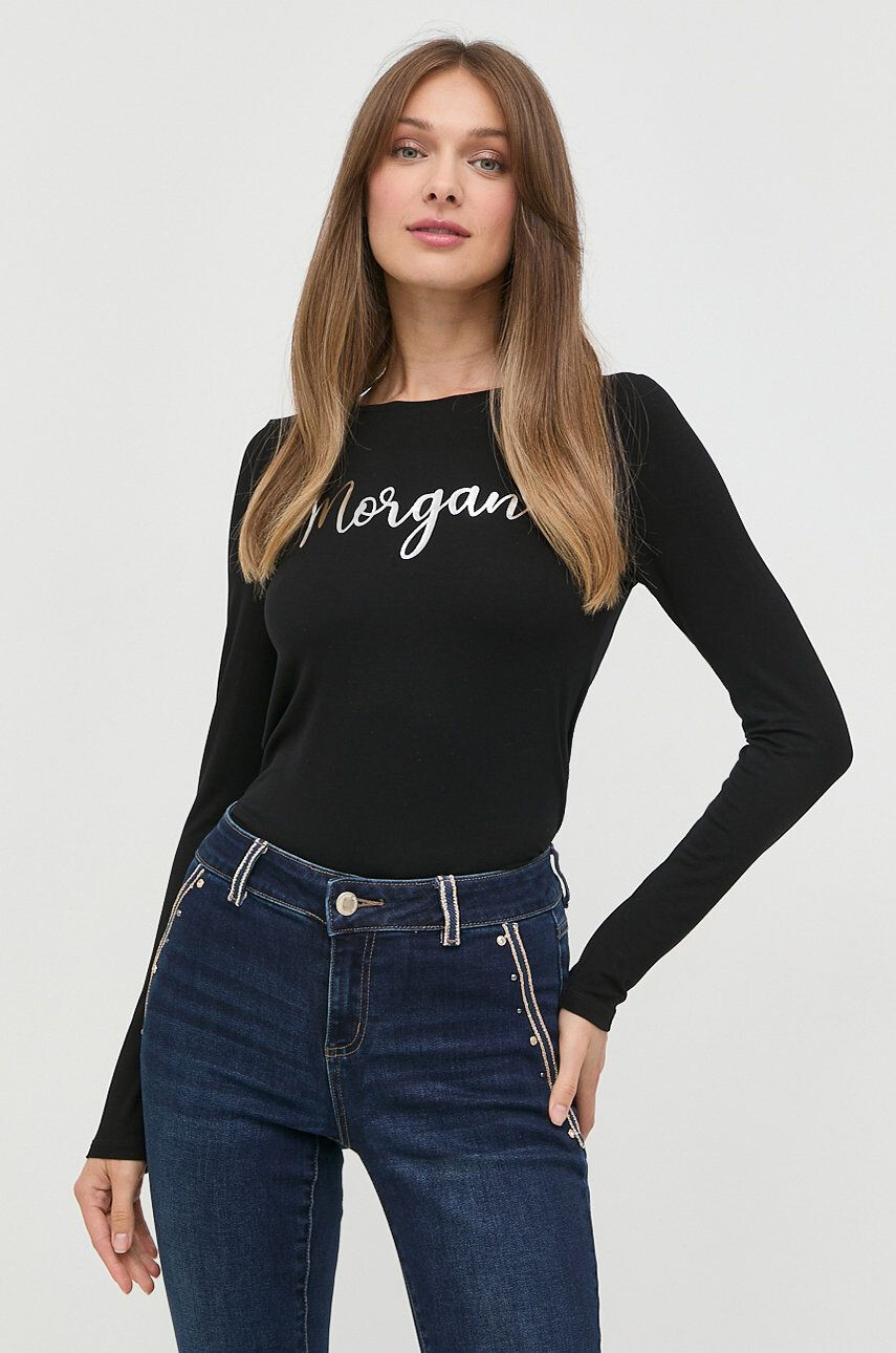 Morgan longsleeve femei culoarea negru - Pled.ro