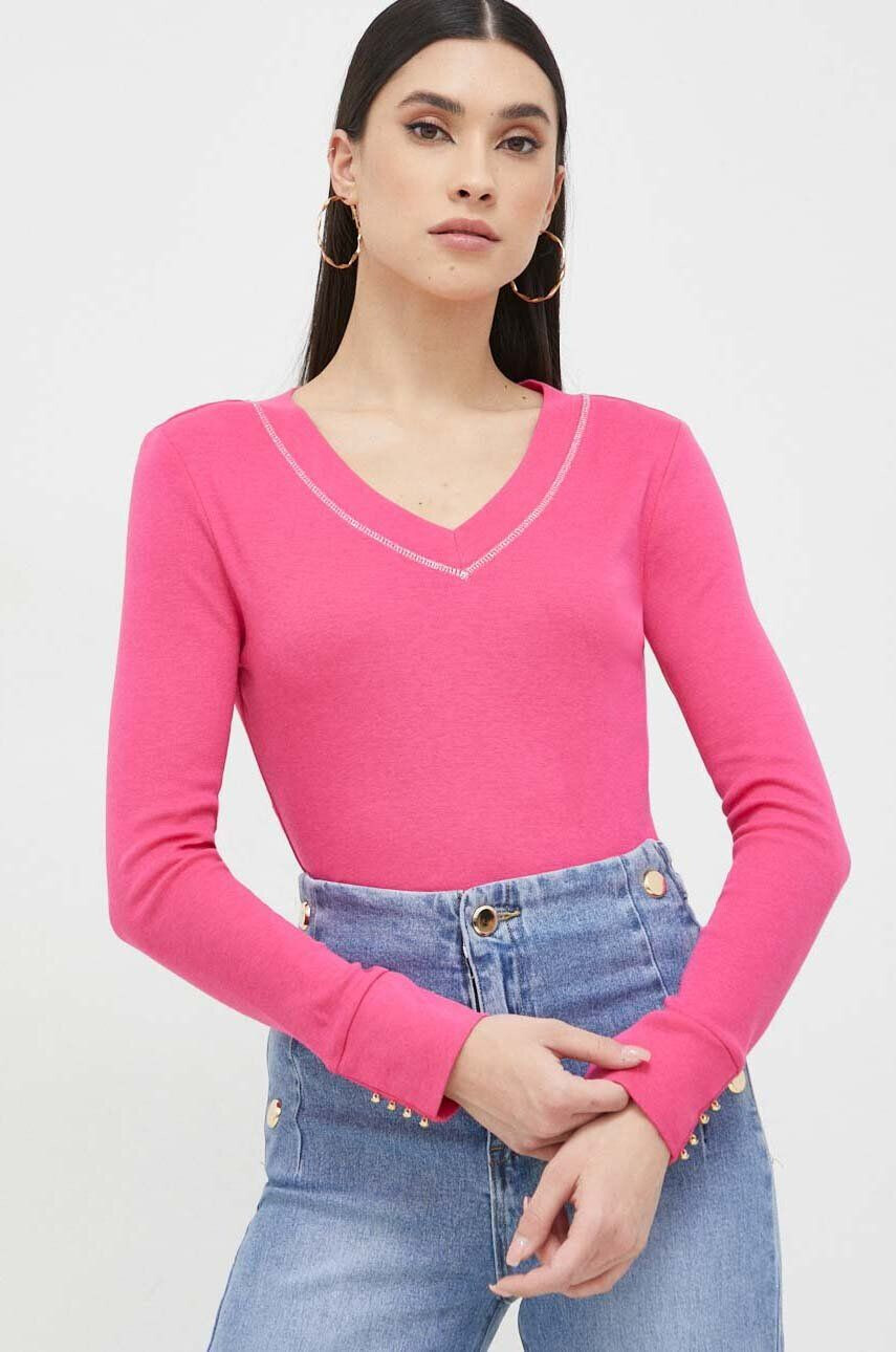 Morgan longsleeve femei culoarea roz - Pled.ro