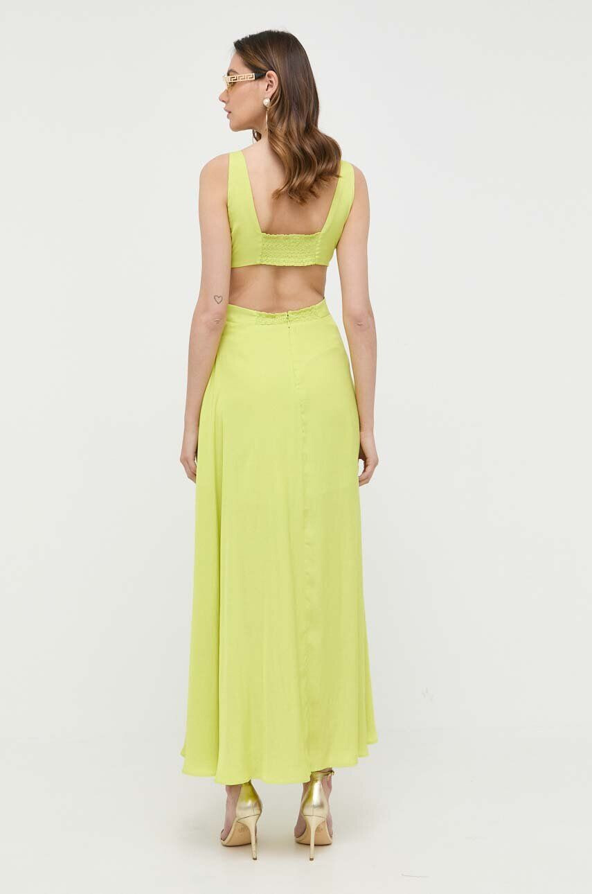 Morgan rochie culoarea verde maxi evazati - Pled.ro