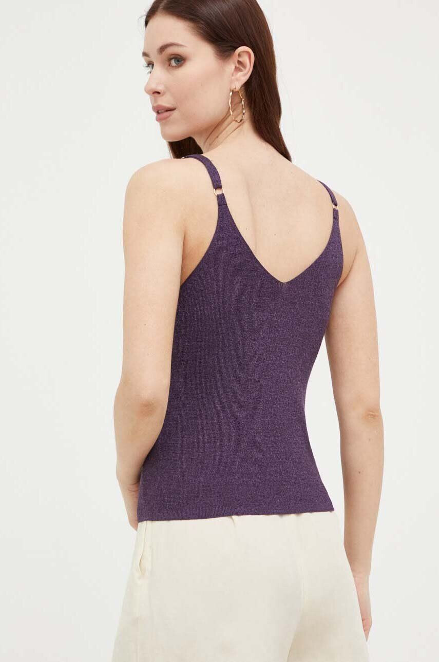 Morgan top femei culoarea violet - Pled.ro