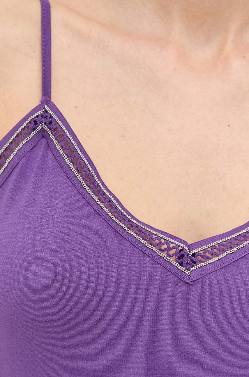 Morgan top femei culoarea violet - Pled.ro