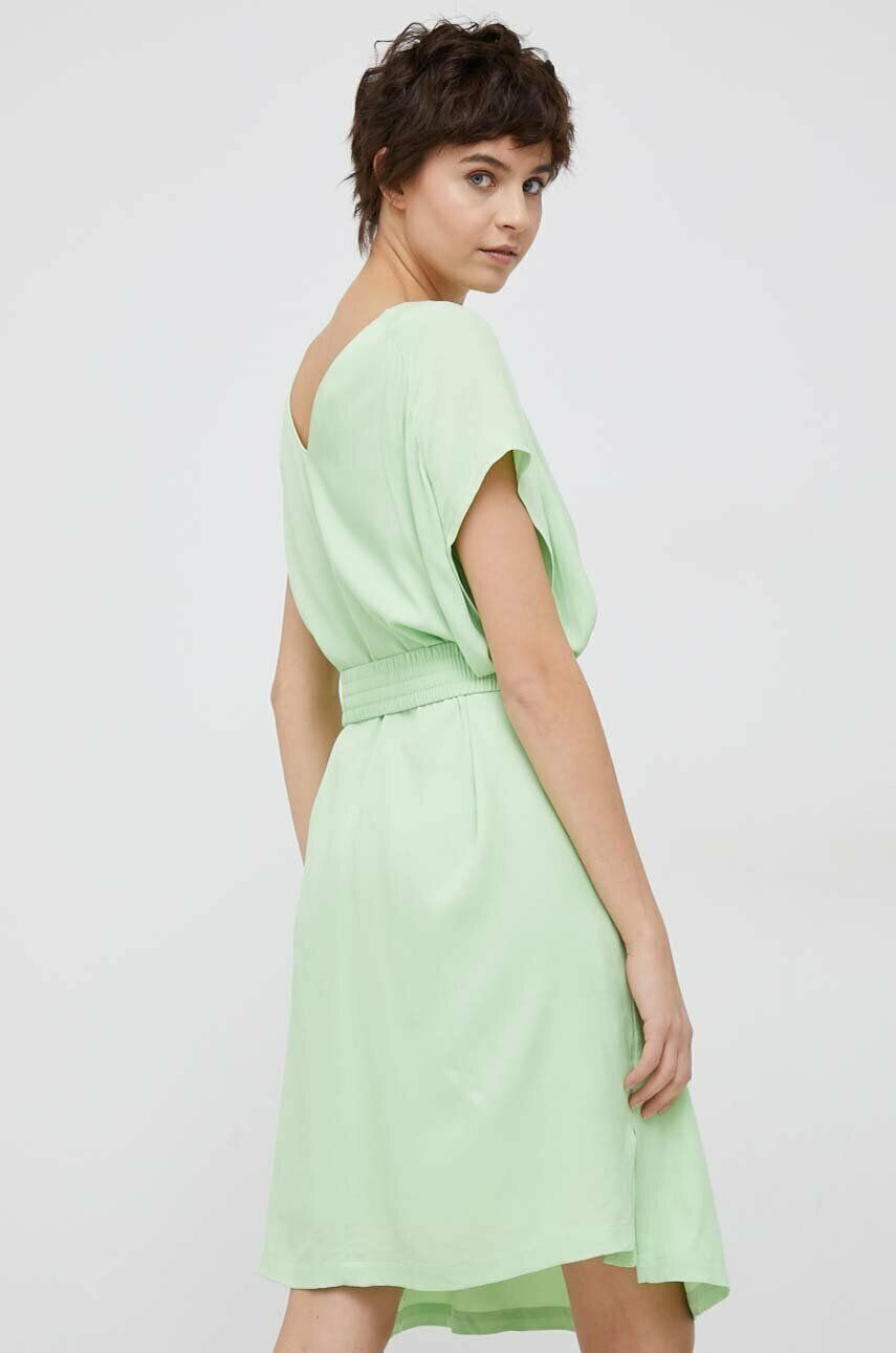 Mos Mosh rochie culoarea verde mini oversize - Pled.ro