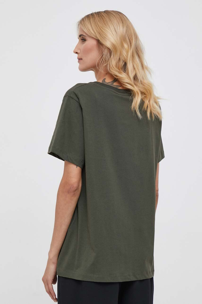 Mos Mosh tricou din bumbac culoarea verde - Pled.ro