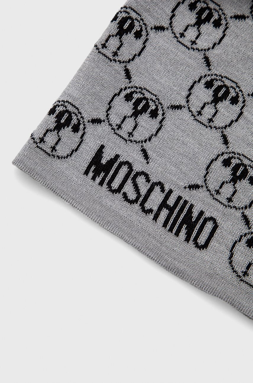 Moschino caciula culoarea auriu din tesatura neteda - Pled.ro