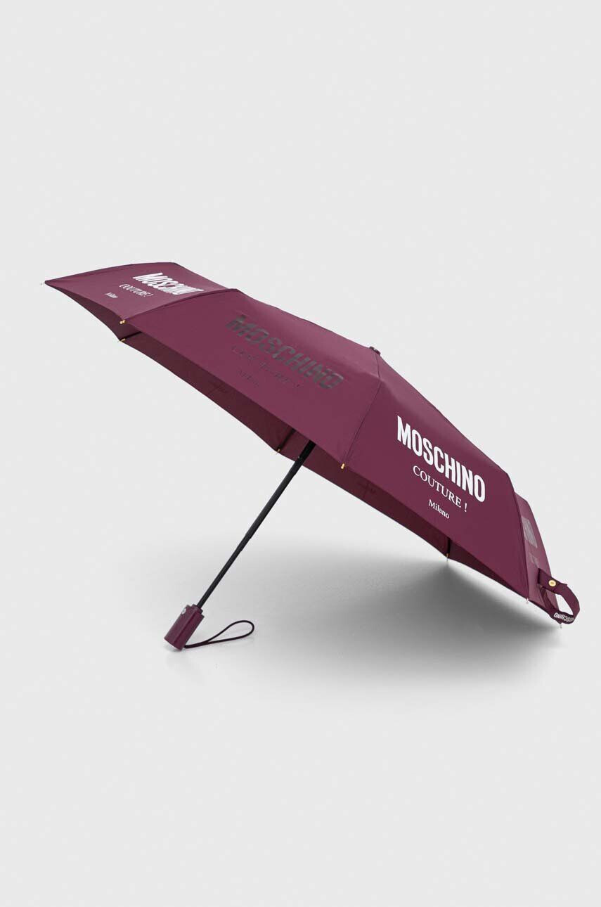 Moschino umbrela culoarea bordo - Pled.ro