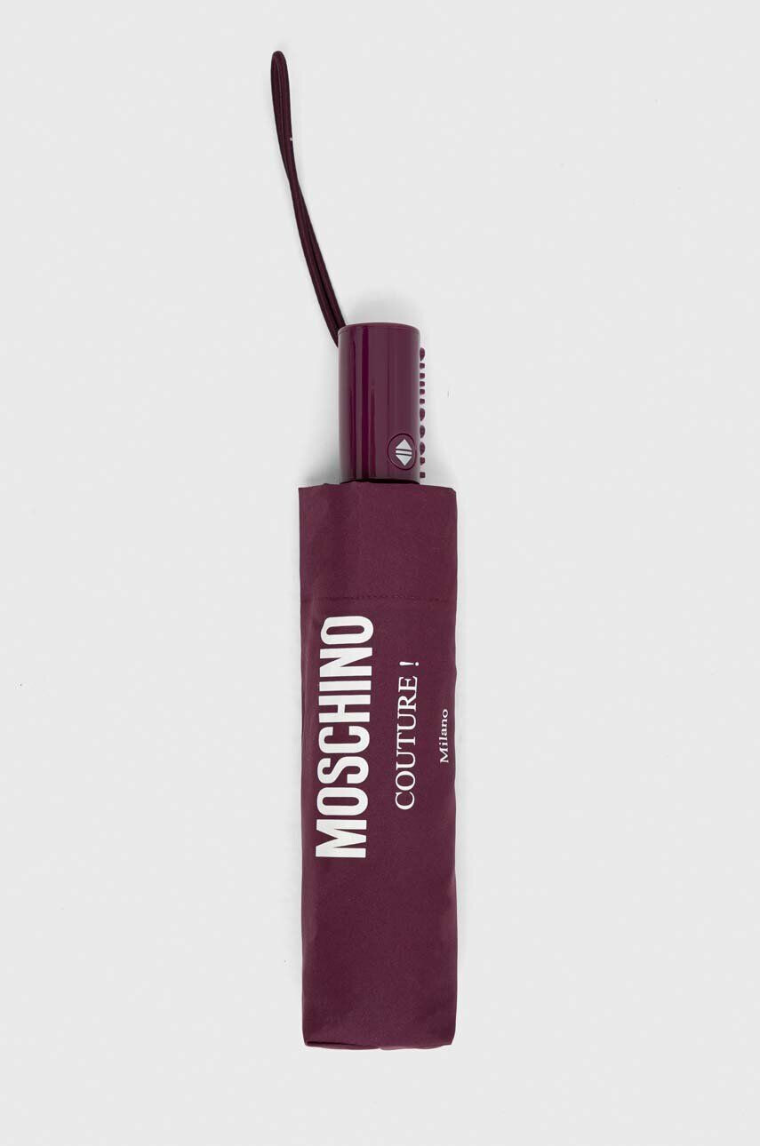 Moschino umbrela culoarea bordo - Pled.ro