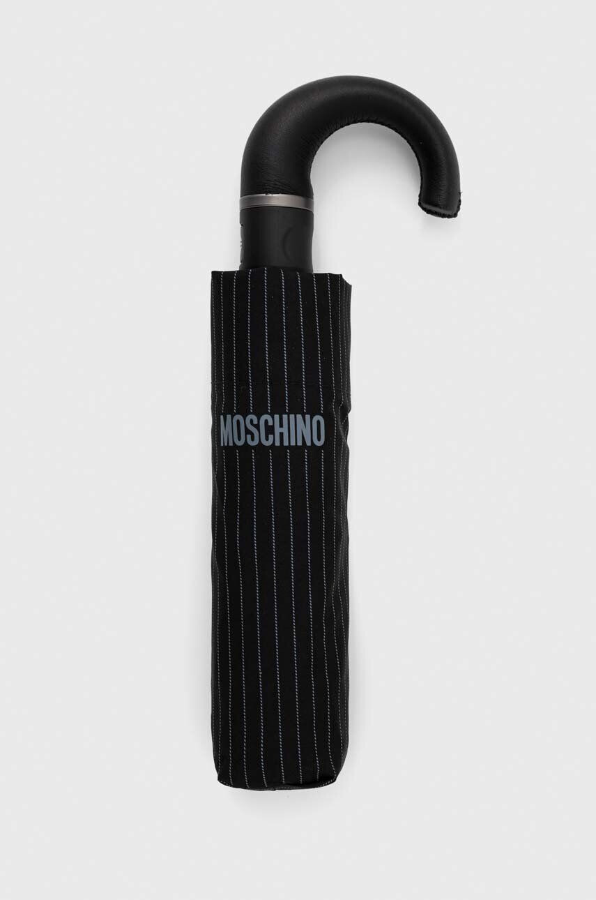 Moschino umbrela culoarea negru - Pled.ro