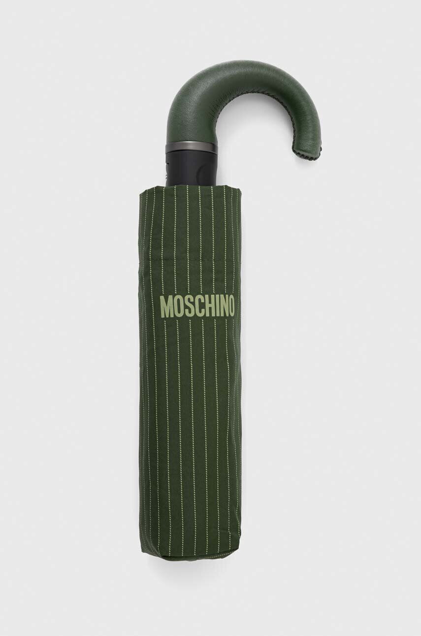 Moschino umbrela culoarea verde - Pled.ro