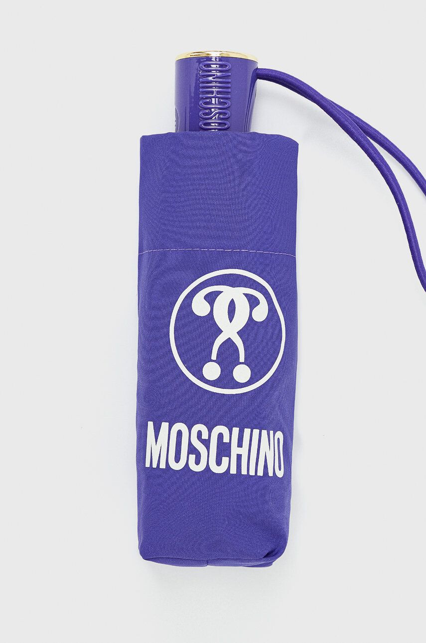 Moschino umbrela culoarea violet - Pled.ro