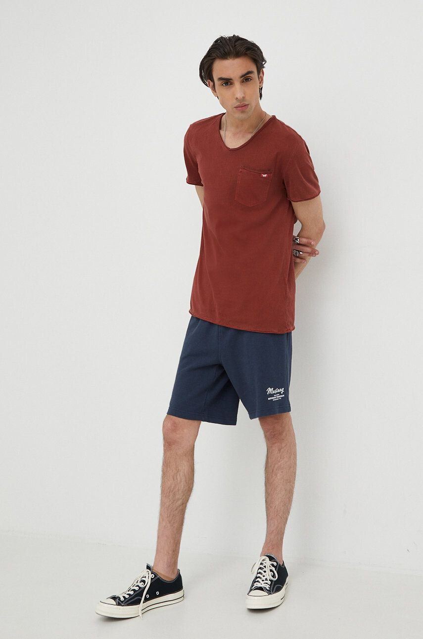 Mustang pantaloni scurti din bumbac Jim Sweat Sl Shorts - Pled.ro