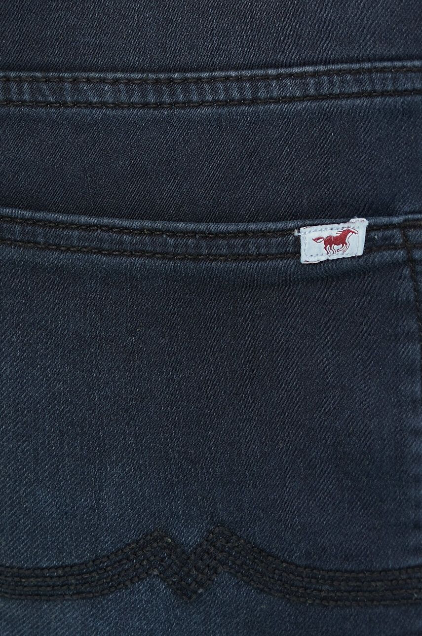 Mustang pantaloni scurti jeans Chicago Shorts barbati culoarea albastru marin - Pled.ro