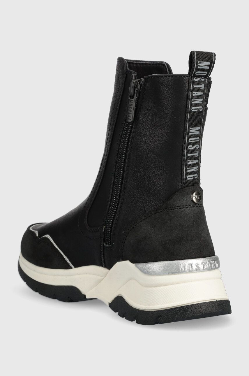 Mustang sneakers femei culoarea negru - Pled.ro