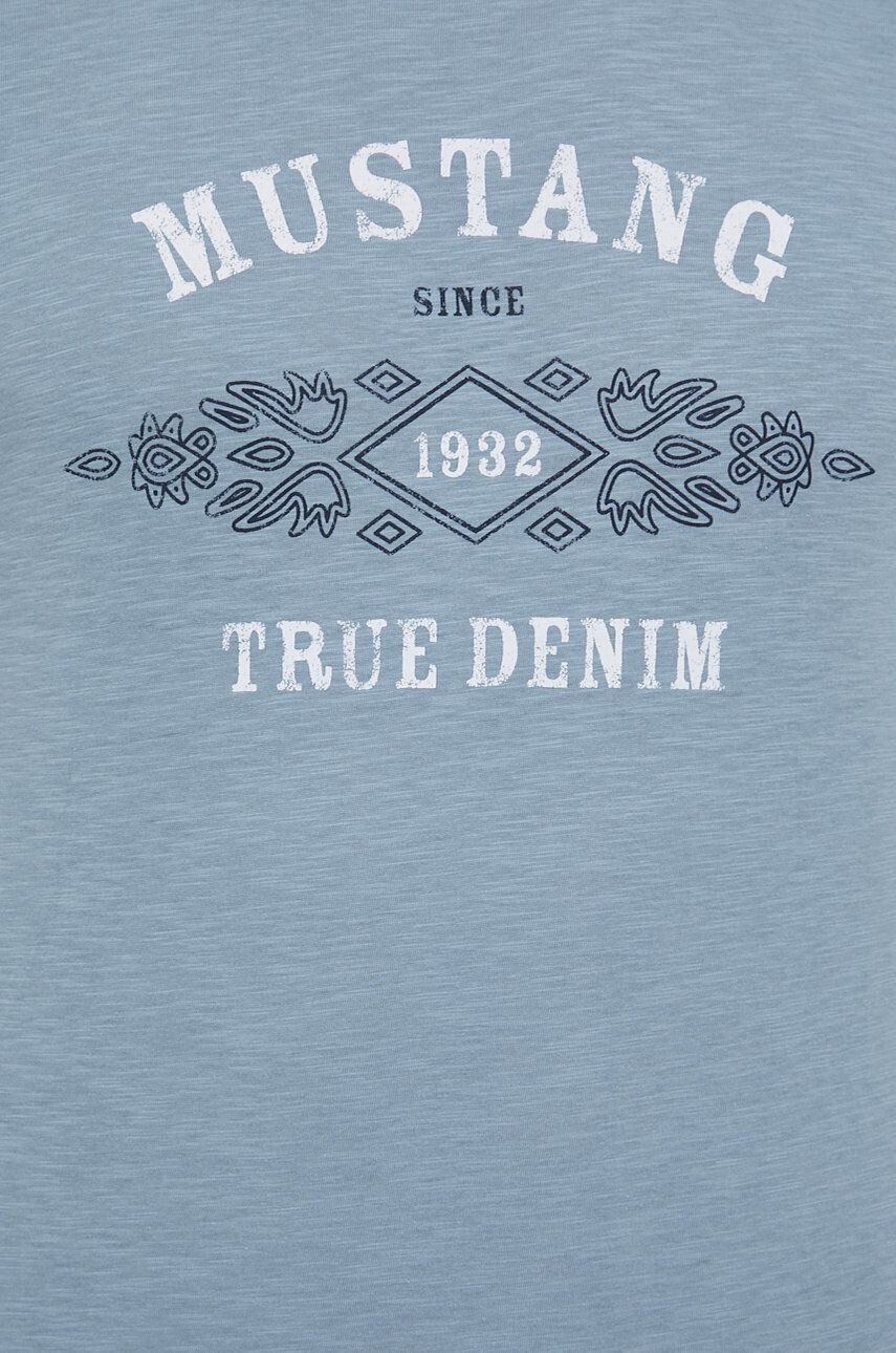 Mustang tricou din bumbac - Pled.ro