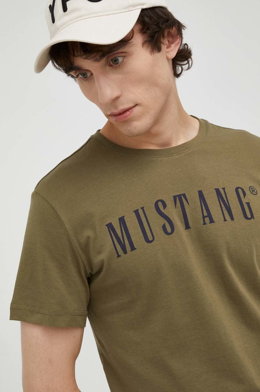 Mustang tricou din bumbac - Pled.ro